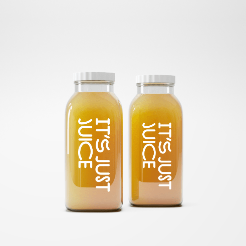 juice bottle mockup