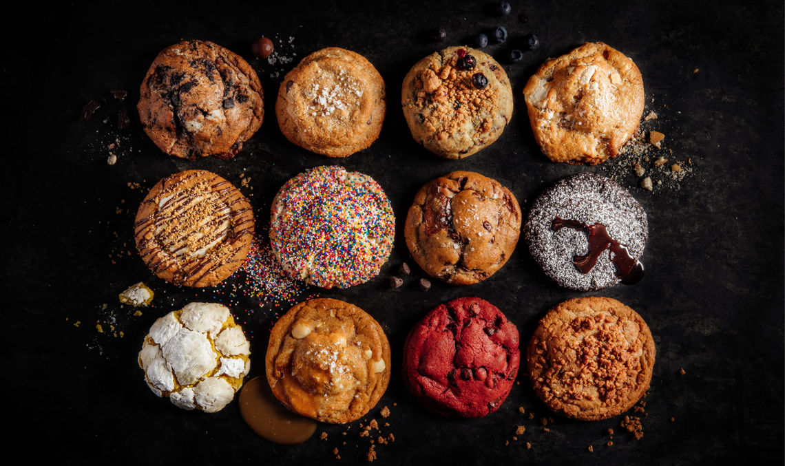 truffl branding last crumb dtc food cookies flatlay