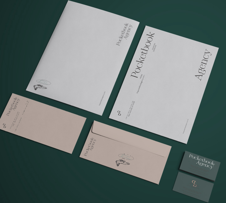 truffl branding pocketbook stationary