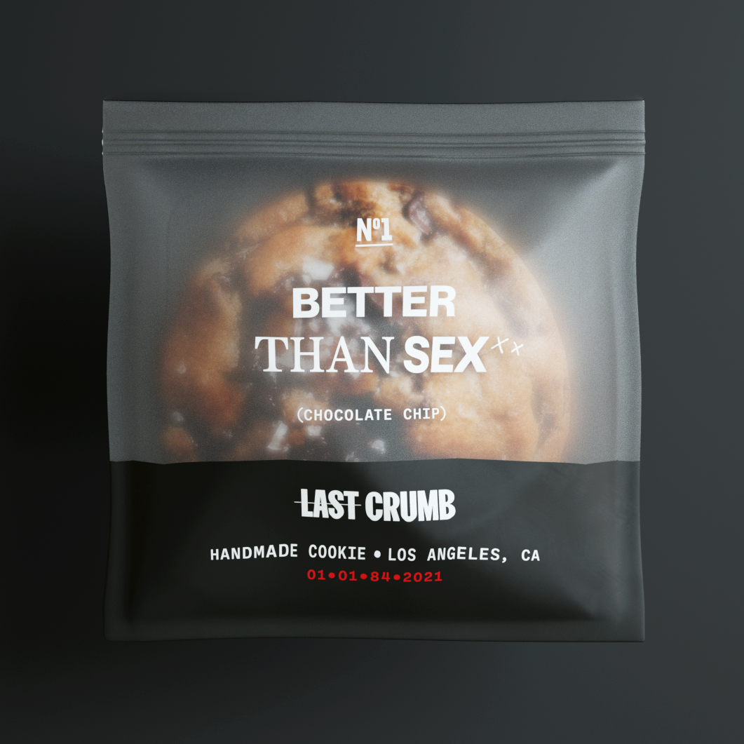 truffl last crumb cookie bag packaging